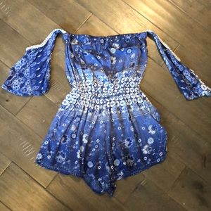 fun off the shoulder romper